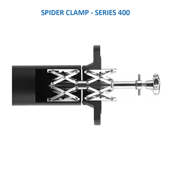 Inside shop pipe clamp